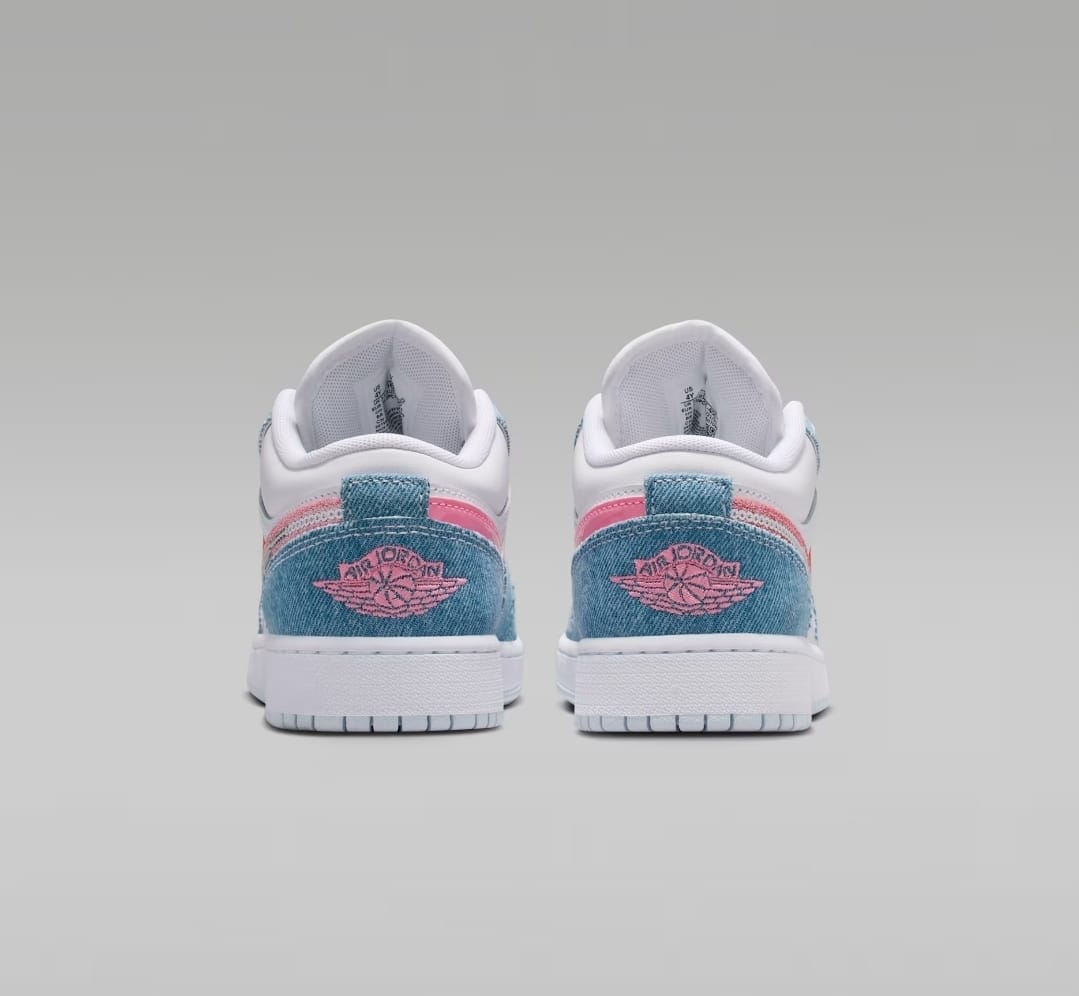 Nike Air Jordan 1 Low GS 'Denim Sequin' - Image 3