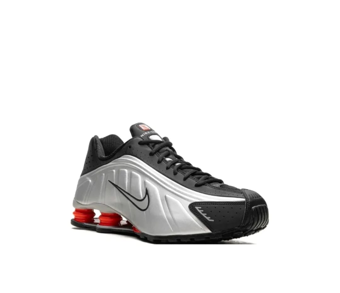 Nike Shox R4 'Metallic Silver & Black' - Image 3